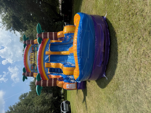 18ft Dual lane water slide rental in Monroe LA